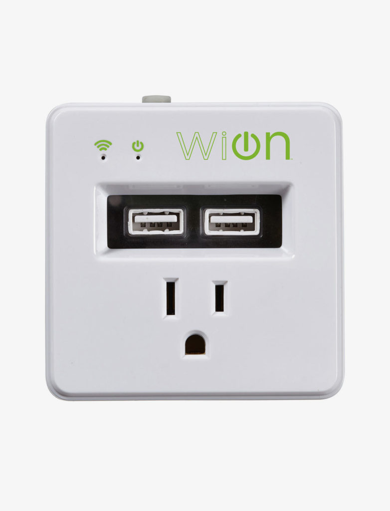 A wall outlet with USB ports that can be installed or repaired by a residential electrician.