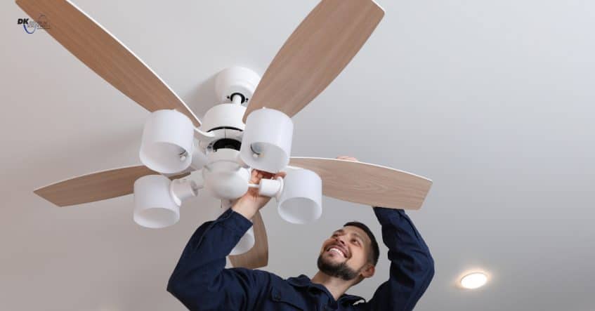 Top-notch ceiling fan installation service in South Jersey by DK Electrical